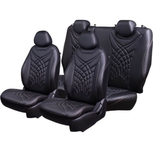 Чехлы Премиум Экокожа Байрон Президент|Жук на Kia K5 с 2020+