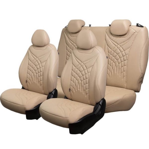 Чехлы Премиум Экокожа Байрон Президент|Жук на Kia K5 с 2020+