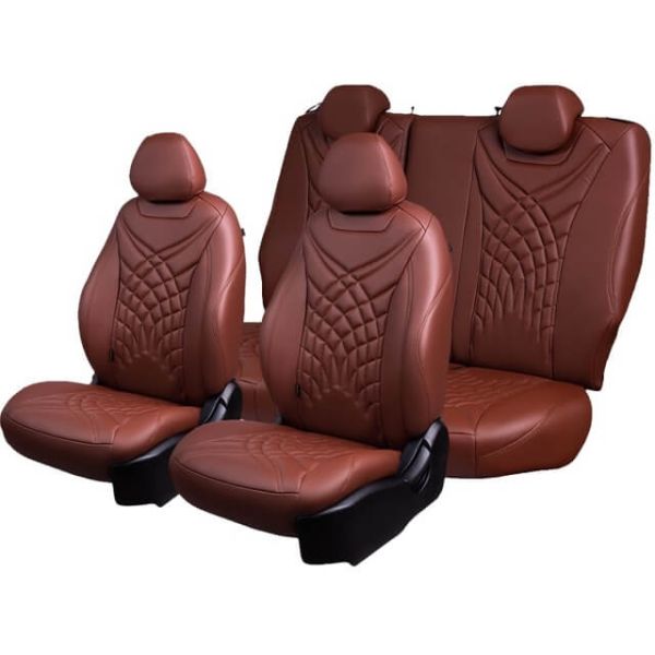 Чехлы Премиум Экокожа Байрон Президент|Жук на Kia K5 с 2020+