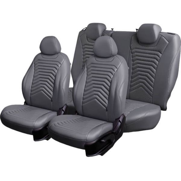 Чехлы Премиум Экокожа Байрон Президент|Жук на Kia K5 с 2020+