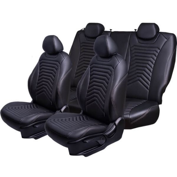 Чехлы Премиум Экокожа Байрон Президент|Жук на Kia K5 с 2020+