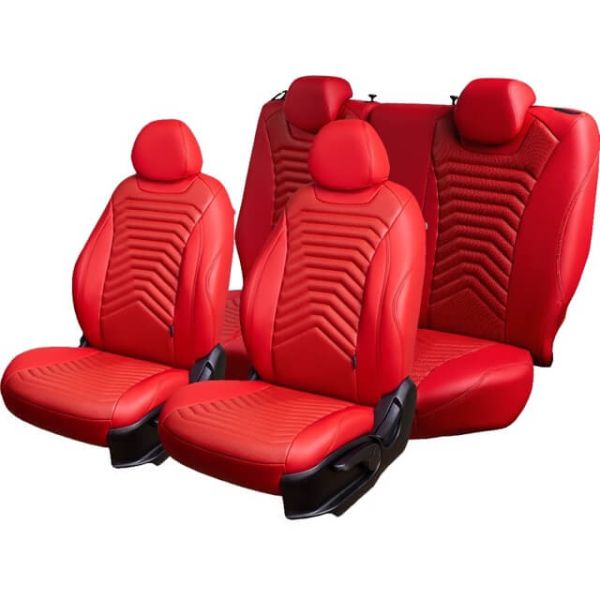 Чехлы Премиум Экокожа Байрон Президент|Жук на Kia K5 с 2020+