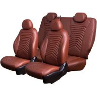 Чехлы Премиум Экокожа Байрон Президент|Жук на Kia K5 с 2020+