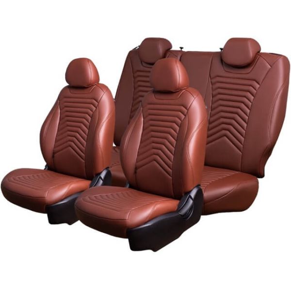 Чехлы Премиум Экокожа Байрон Президент|Жук на Kia K5 с 2020+