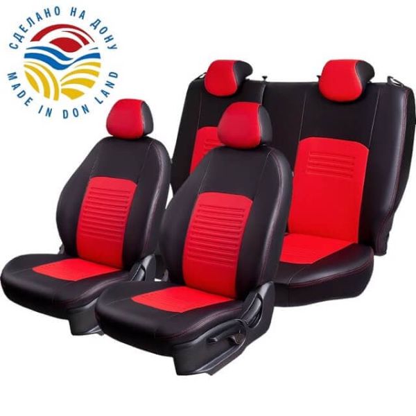 Чехлы Экокожа Турин Классик на Kia K5 с 2020+